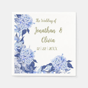 Servilleta De Papel Sweet Shower Spring purple Floral Wedding