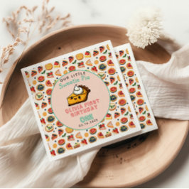 Servilleta De Papel Sweetie Pie - Día Pi Primer Fiesta de cumpleaños