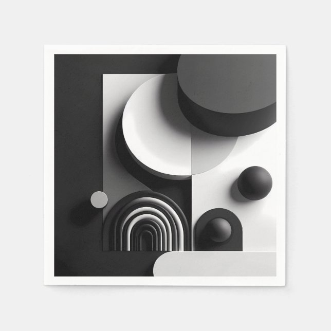 Servilleta De Papel Symphony of Silent Forms  (Anverso)