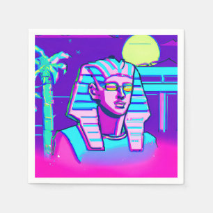 Servilleta De Papel Synthwave Pharaoh