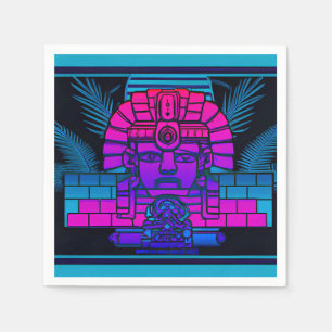 Servilleta De Papel Synthwave Pharaoh