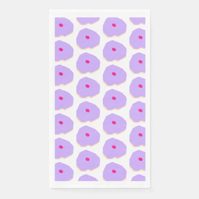 Servilleta De Papel Syringa planta patrón Papel Napkin (Anverso)