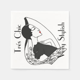 SERVILLETA DE PAPEL TABLA ART DECO NAPKIN