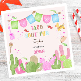 Servilleta De Papel Taco acerca de diversión fiesta de cumpleaños chic