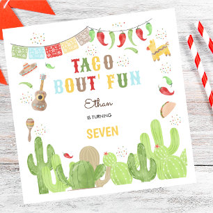 Servilleta De Papel Taco bout' fiesta de cumpleaños méxico