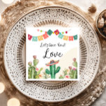 Servilleta De Papel Taco Bout Love Fiesta Cactus Acuarela para Ducha<br><div class="desc">Establece el tono para tu fiesta con estas servilletas maravillosas y elegantes con un tema de fiesta de cactus. Colores pastel suaves y ilustraciones dibujadas a mano caracterizan este conjunto de invitaciones. El tema de la Fiesta es perfecto para una fiesta de verano.</div>