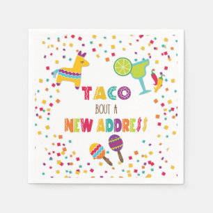 Servilleta De Papel Taco Bout una nueva dirección de casa - Blanco