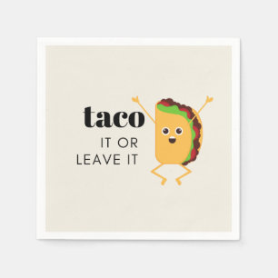 Servilleta De Papel Taco Fiesta Napkins