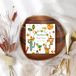 Servilleta De Papel Taco mexicano sobre amor a favor de la fiesta de l