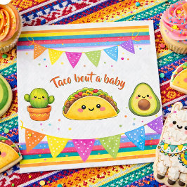 Servilleta De Papel Taco sobre un Baby Shower