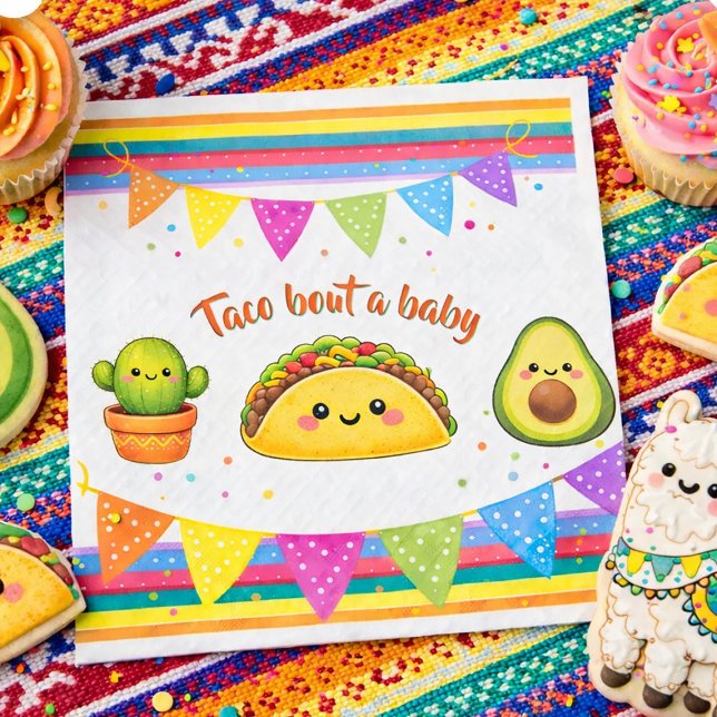 Servilleta De Papel Taco sobre un Baby Shower (Subido por el creador)