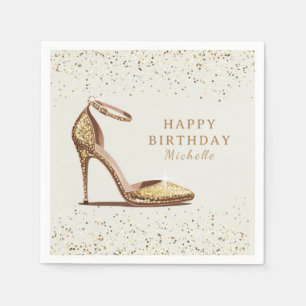 Servilleta De Papel Tacones Rojos Personalizados Fiesta de Cumpleaños 