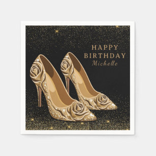 Servilleta De Papel Tacones Rojos Personalizados Fiesta de Cumpleaños
