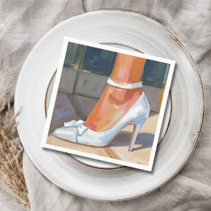 Servilleta De Papel Tacos de novia blancos de boda