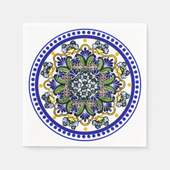 Servilleta De Papel Talavera Siete (Anverso)