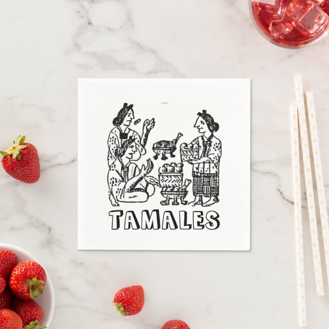 Servilleta De Papel Tamales (Código Florentino, siglo XVI) (In situ)