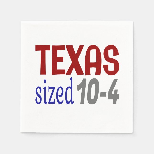 Servilleta De Papel Tamaño Texas 10-4 LetterKenny (Anverso)