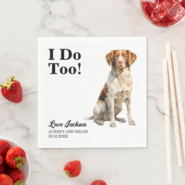 Servilleta De Papel También lo hago Servilletas de Brittany Spaniel co