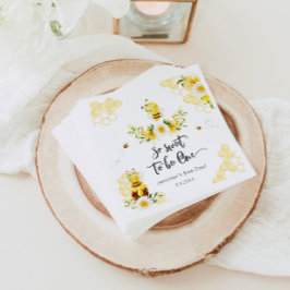 Servilleta De Papel Tan dulce de ser Un día de la abeja de primer cump