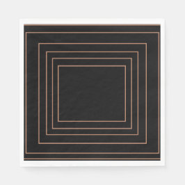 Servilleta De Papel Tan Interior Square Design