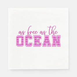 Servilleta De Papel Tan libre como el océano