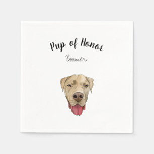 Servilleta De Papel Tan Pitbull Cocktail Napkins