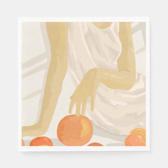 Servilleta De Papel Tangerine Grace (Anverso)