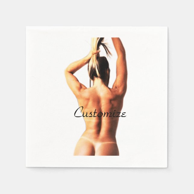 Servilleta De Papel Tanlines de modelo de aptitud Thunder_Cove (Anverso)