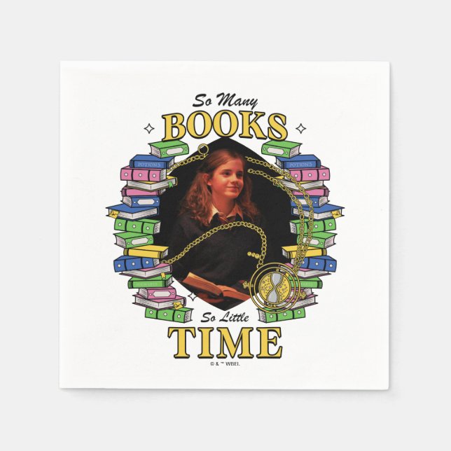 Servilleta De Papel Tantos Libros, Tan Poco Tiempo (Anverso)