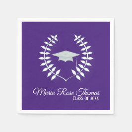 Servilleta De Papel Tapa morada y hojas de papel servilletas