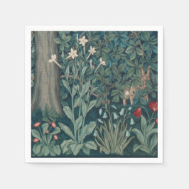 Servilleta De Papel Tapiz de Flor Silvestre William Morris Forest