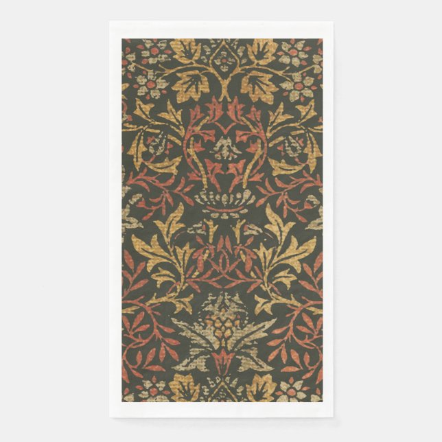 Servilleta De Papel Tapiz del jardín de flores de William Morris (Anverso)