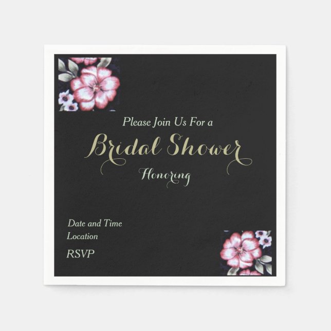 Servilleta De Papel Tapiz floral (Anverso)