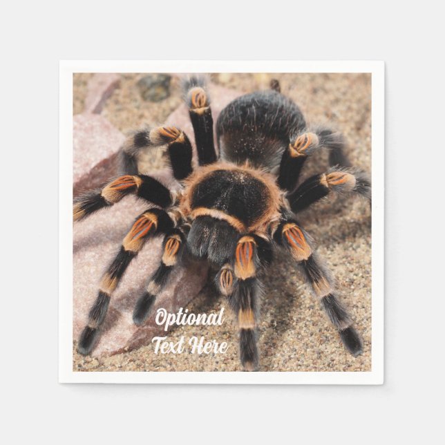 Servilleta De Papel Tarantula Spider (Anverso)