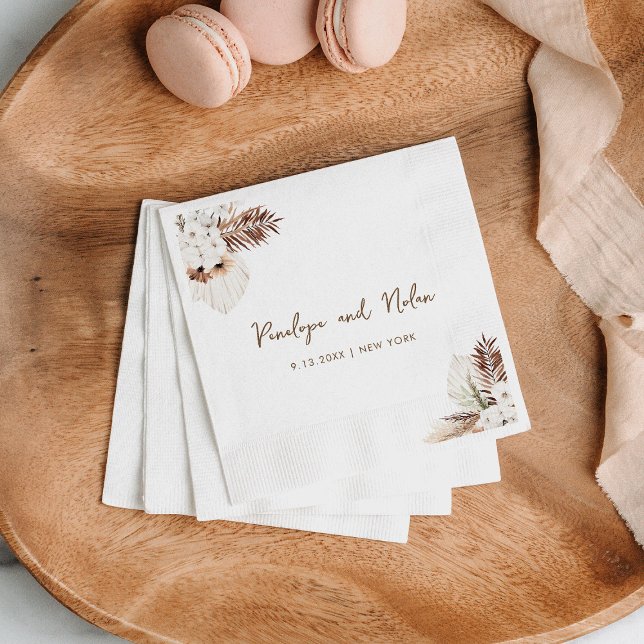 Servilleta De Papel Tarjeta de clausura SIERRA Bohemian Pampas (Subido por el creador)