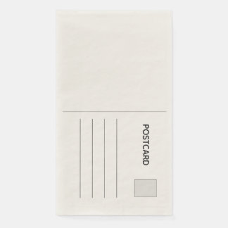Servilleta De Papel Tarjeta postal