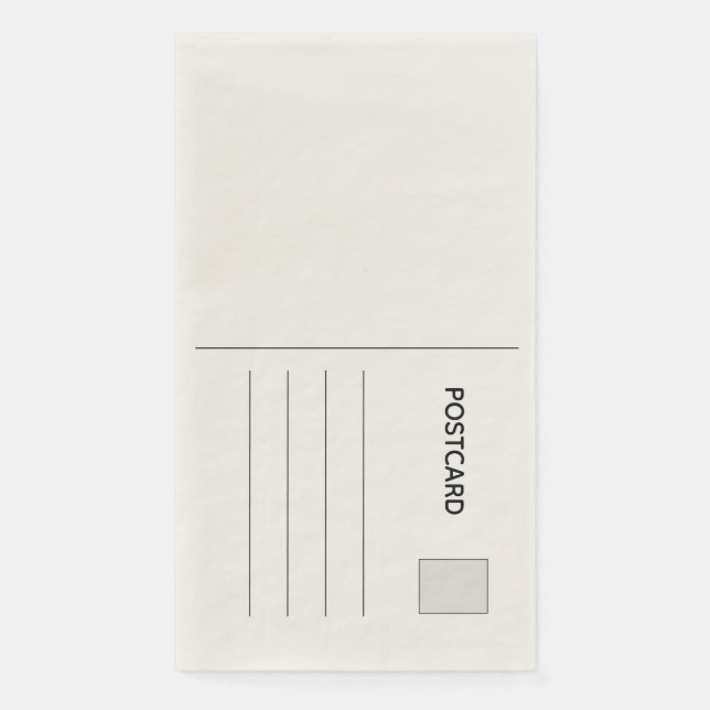 Servilleta De Papel Tarjeta postal (Anverso)