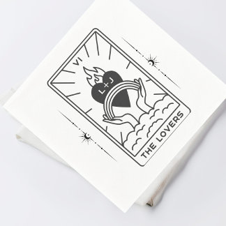 Servilleta De Papel Tarjetas del Tarot | Despedida de Soltera | Boda |