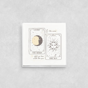 Servilleta De Papel Tarjetas del Tarot Despedida de Soltera Boda
