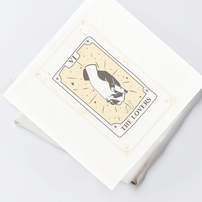 Servilleta De Papel Tarot Cards | Ducha de novia | BODA | Neutros (Subido por el creador)