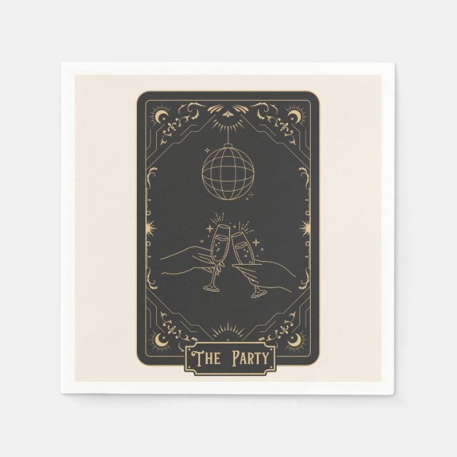 Servilleta De Papel Tarot Esoteric Fortune (Anverso)