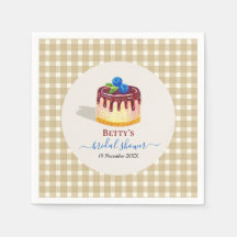 Tarta Dibujada a Mano Postre Dulce Bridal Shower C