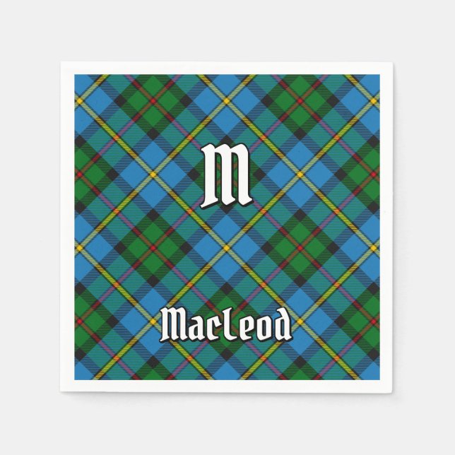 Servilleta De Papel Tartan de caza del clan MacLeod (Anverso)