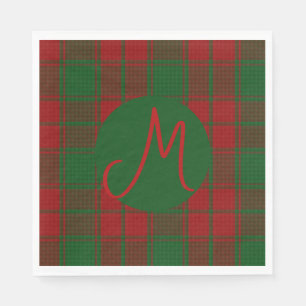Servilleta De Papel Tartan de Middleton Monogramado