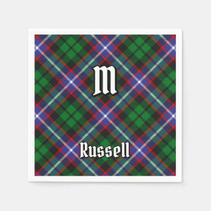 Servilleta De Papel Tartan del Clan Russell
