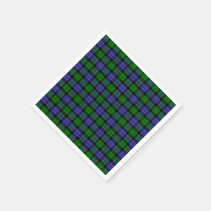 Servilleta De Papel Tartan escocés británico tradicional 