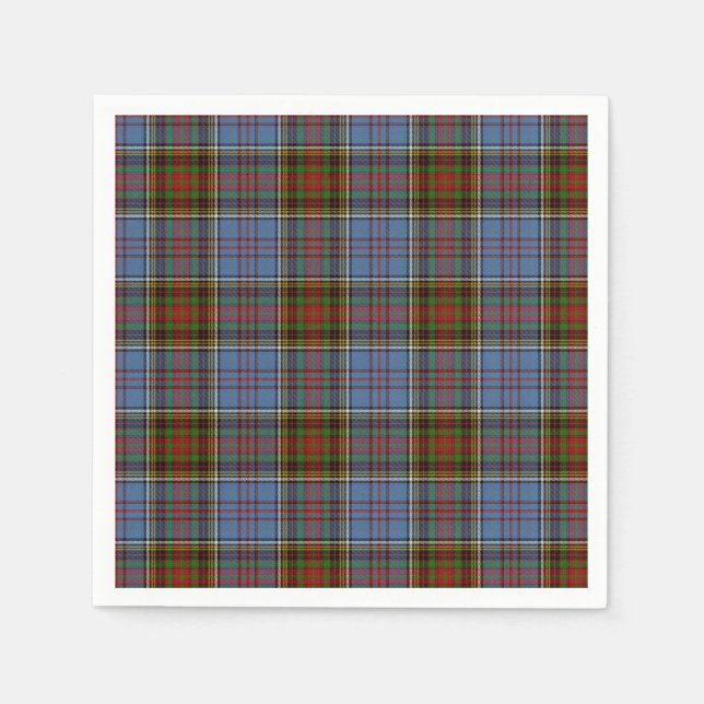 Servilleta De Papel Tartan Paper Napkin (Anverso)