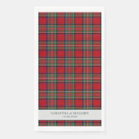 Tartan Stewart Cuadros Personalizados Boda
