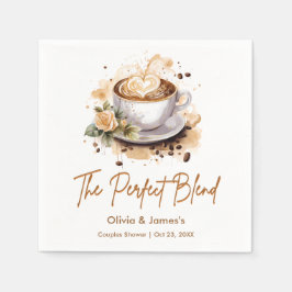 Servilleta De Papel Taza de boda de The Perfect Blend Coffee para pare