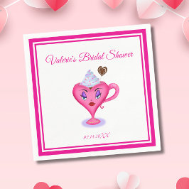 Servilleta De Papel Taza De Chocolate Caliente Sexy Dulce Amor Nupcial